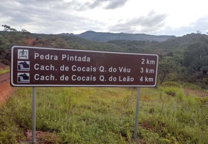 barão de cocais sinalização turistica paisagem