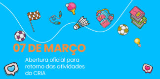CRIA Mariana retorna com as atividades presenciais na próxima semana!
