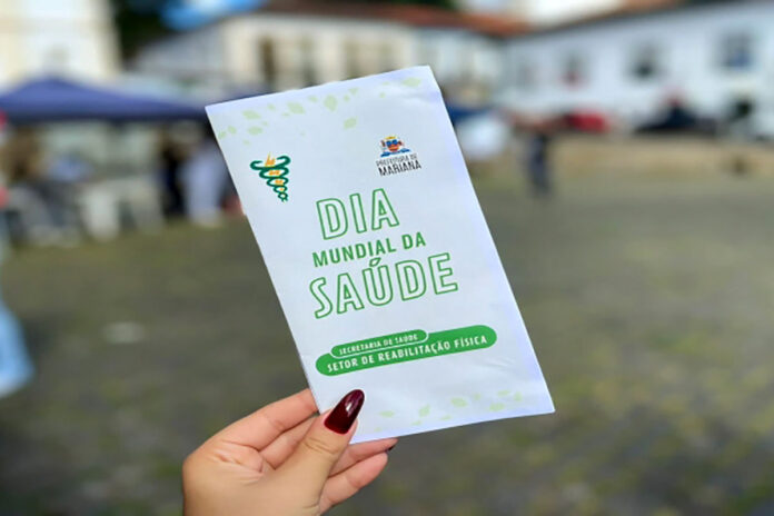 Prefeitura de Mariana realiza ação em comemoração ao Dia Mundial da Saúde