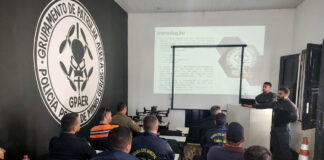 Guarda Civil, Brigada Municipal e Defesa Civil de Itabirito participam de capacitação para uso de drones em ações de segurança