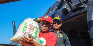 Bioma mais ameaçado do país recebe ‘chuva’ de sementes em comunidade do MST