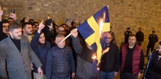 Protestos foram além da queima de bandeiras suecas e depredação da embaixada em Bagdá.