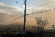 Nuvem de poeira gera mais de 100 denúncias em Antônio Pereira, distrito de Ouro Preto
