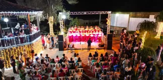 Luzes, cantata e chegada do Papai Noel dão início às comemorações de fim de ano em São Gonçalo