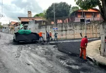 Ruas do Patrimônio recebem recapeamento em São Gonçalo