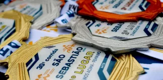 Mais de 300 participantes na 30ª Corrida de São Sebastião em Cláudio Manoel