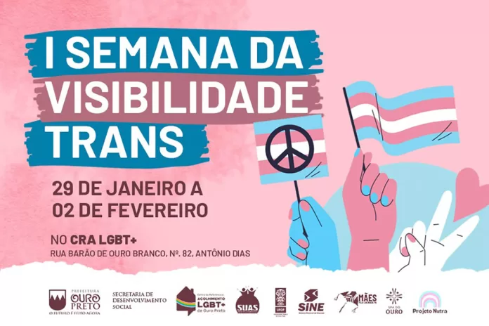 CRA LGBT + promove a I Semana da Visibilidade Trans em Ouro Preto