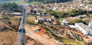 Concluída a pavimentação no Bairro Caminho de Minas em Santa Bárbara