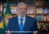 "Mundo voltou a acreditar no Brasil", diz Lula em pronunciamento