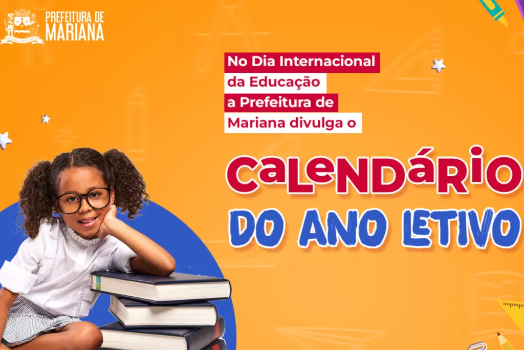 Post de divulgação do Calendário Escolar