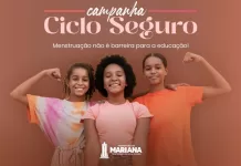 Imagem promocional da campanha Ciclo Seguro da prefeitura.