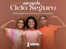 Imagem promocional da campanha Ciclo Seguro da prefeitura.