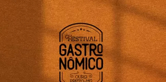 Arte com a logo do Festival Gastronômico.