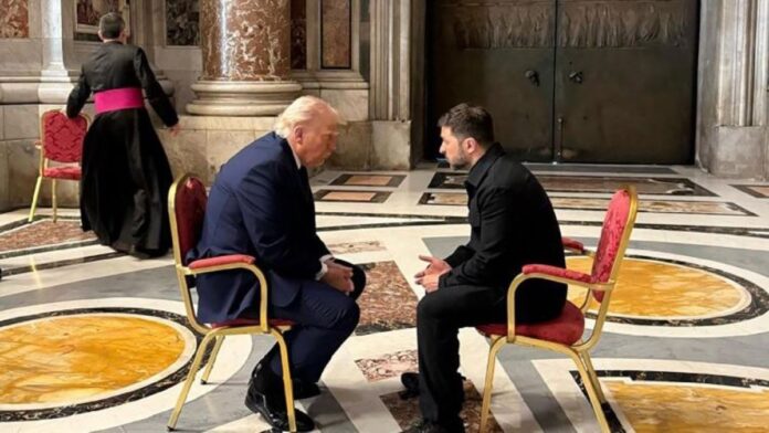 trump e zelensky no vaticano vatican news