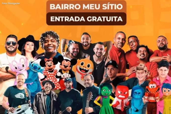 Festival Solidário do Meu Sítio terá dois dias de música e atrações gratuitas neste fim de semana