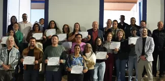 Conclusão do Curso de Mão de Obra do Turismo em Cachoeira do Campo