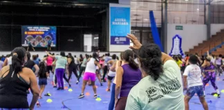 Arena Badaró recebeu o penúltimo Encontrão do Ginástica na Praça de 2025