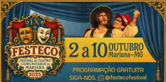 Mariana recebe o IX Festival de Teatro Comunitário