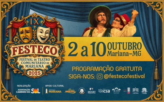 Mariana recebe o IX Festival de Teatro Comunitário