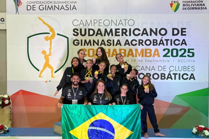 Ginastas de Itabirito conquistam pódios no Campeonato Sul-Americano na Bolívia