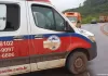 Colisão entre ambulância da UPA e carro é registrada na Serra da Santa
