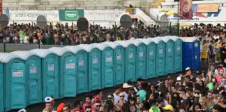 BH se destaca no Carnaval 2026 com maior oferta de banheiros químicos