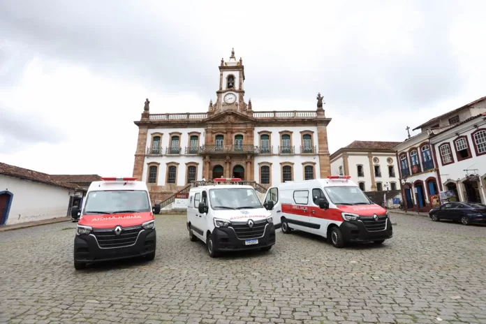Novas ambulâncias fortalecem a frota da Saúde em Ouro Preto