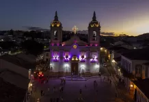 “Luzes no Patrimônio” ilumina 12 igrejas de cidades históricas de Minas