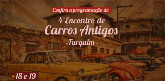 4º Encontro de Carros Antigos acontecerá nos dias 18 e 19 de abril em Furquim