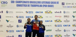 Atletas de Itabirito conquistam pódio inédito no Campeonato Brasileiro de Ginástica de Trampolim
