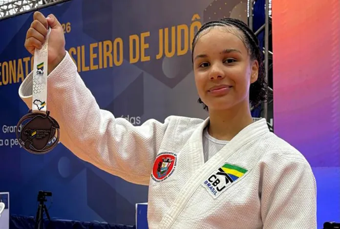 Atleta de São Gonçalo conquista pódio no Brasileiro de Judô