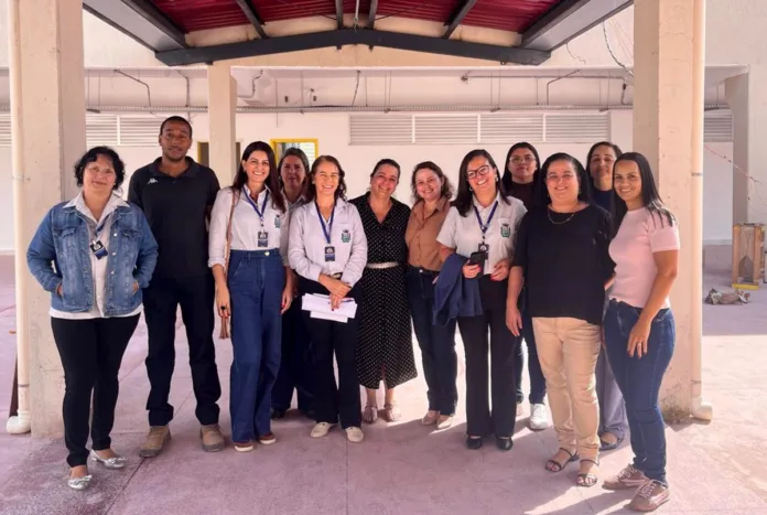 Comissão da Educação visita obras da quarta escola integral de São Gonçalo do Rio Abaixo