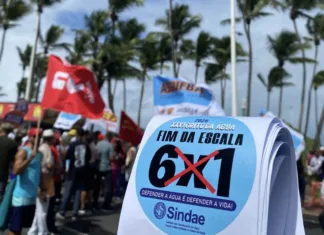 Atos pelo fim da escala 6x1 ocorreram neste domingo em diversas capitais