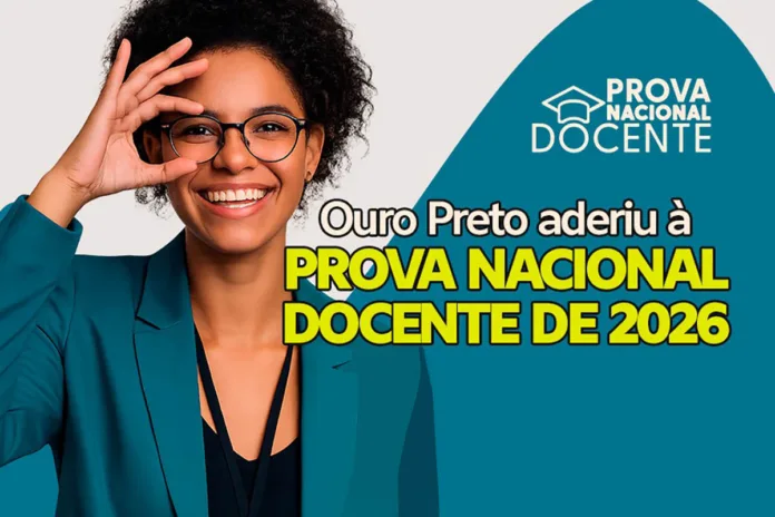 Ouro Preto adere à Prova Nacional Docente 2026