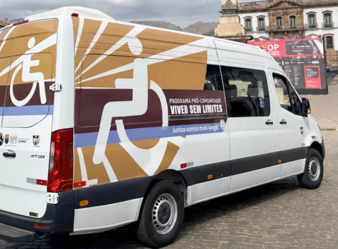 Ouro Preto lança transporte acessível para pessoas usuárias de cadeira de rodas