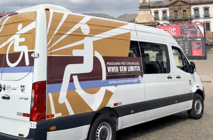 Ouro Preto lança transporte acessível para pessoas usuárias de cadeira de rodas
