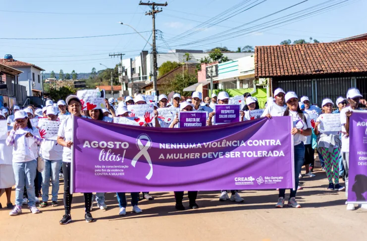 Programação do Agosto Lilás em São Gonçalo do Rio Abaixo