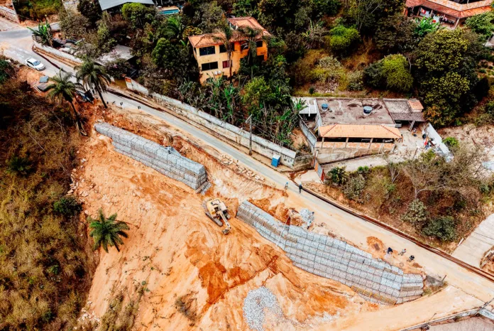 default Prefeitura de Itabirito realiza obras de contenção em diversos pontos do município