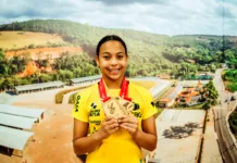 Atleta de Itabirito conquista duas medalhas de ouro no Campeonato Sul-Americano de Ginástica de Trampolim 