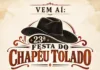 Rodrigo Silva recebe a 23ª Festa do Chapéu Tolado em novembro