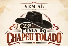Rodrigo Silva recebe a 23ª Festa do Chapéu Tolado em novembro