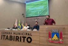 Secretário apresenta a situação da Arena Telê Santana na Câmara de Itabirito